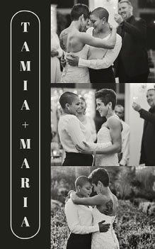 Black And White Wedding Photo Album Cover