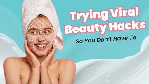 Blue, White & Pink Skincare Beauty Youtube Thumbnail