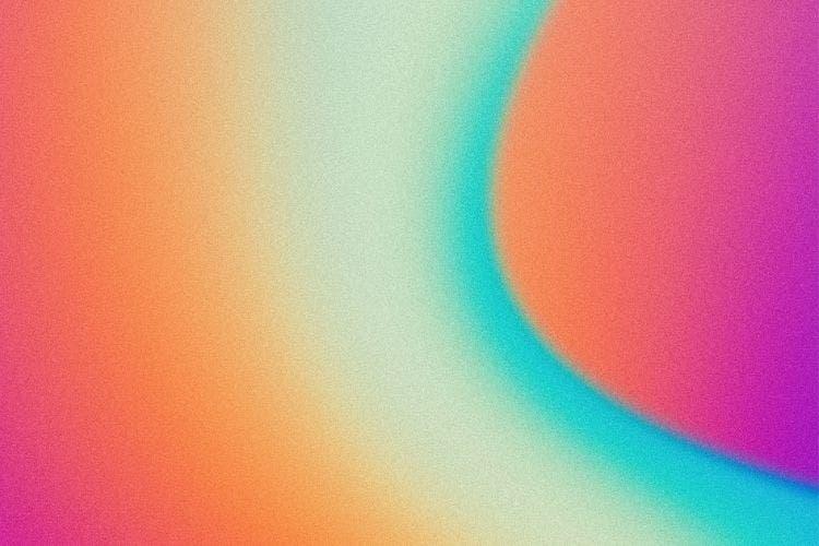 A colorful gradient background with a curved edge Description automatically generated with medium confidence