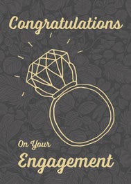 Congratulations Engagement Greeting Card