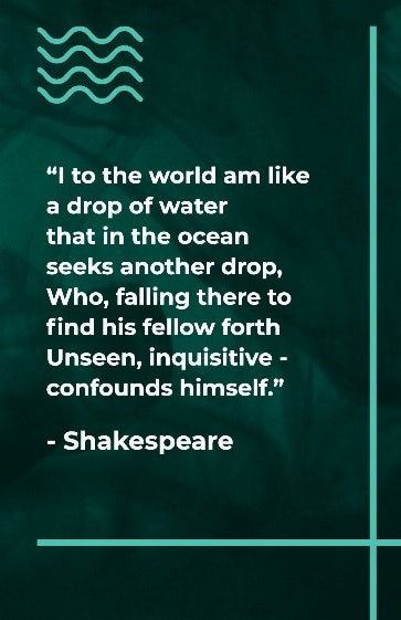 Green Shakespeare Inspirational Quote Poster