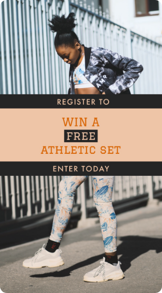 Register to win a free athletic set